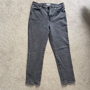 Madewell Women's “The Curvy Perfect Vintage Jean” Gray/Black Jeans Sz 29